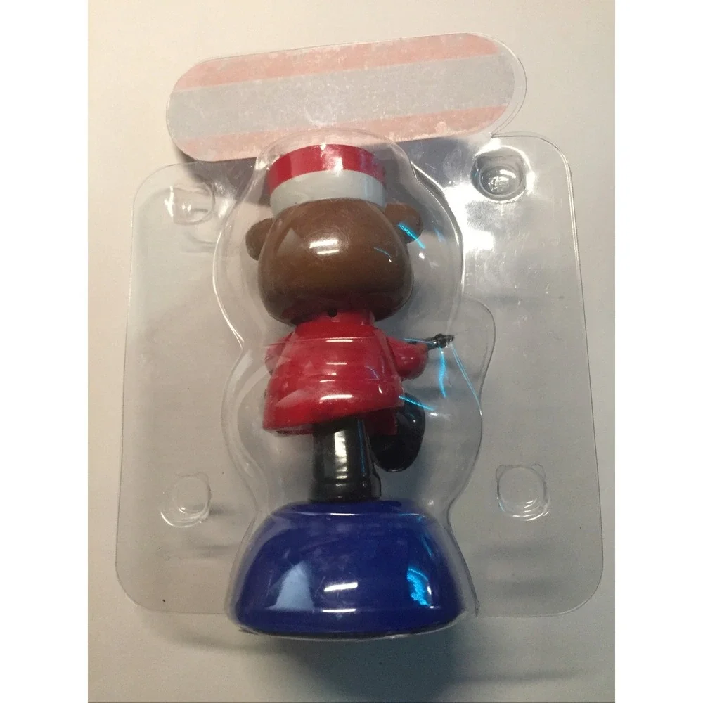 NEW Solar Dancer‎ Powered Dancing Merry Christmas Bear Toy Soldier Bobble Head!